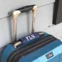  Monogrammed Luggage Handle Wraps - Handmade in USA