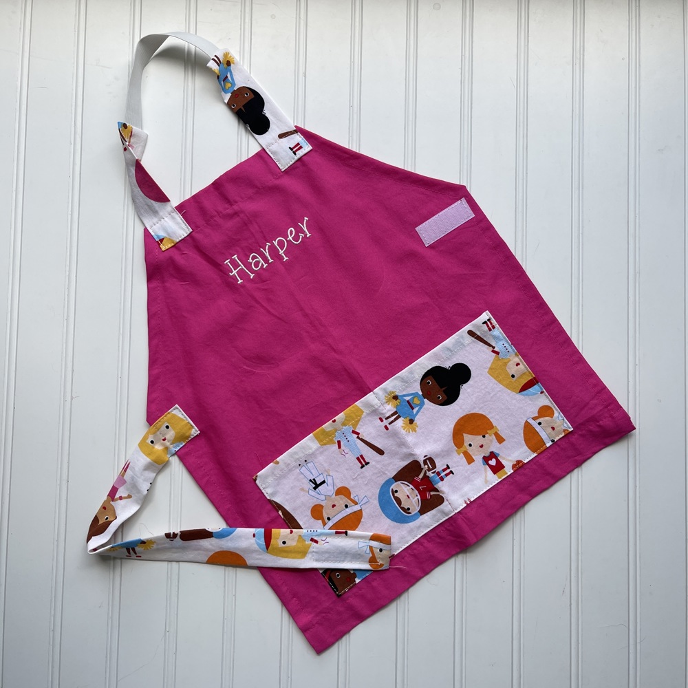 Personalized Kids Apron Girls