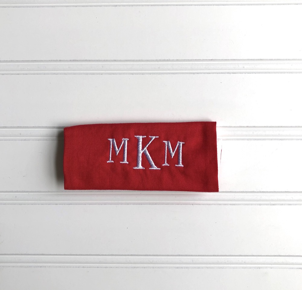 Monogrammed Luggage Handle Wraps - Handmade in USA