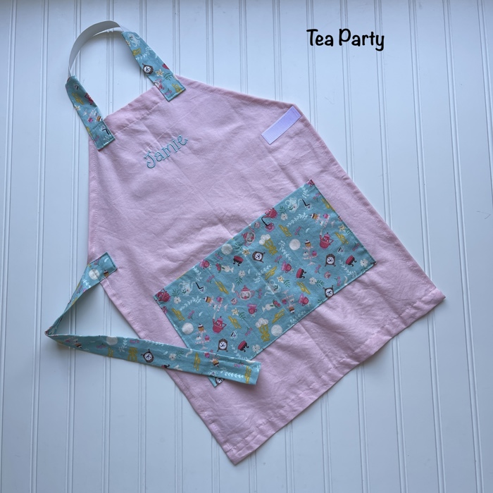 Kids Personalized Aprons - Preschool though Big Kid sizes