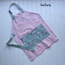 Tea Party Kids Personalized Aprons - Preschool though Big Kid sizes