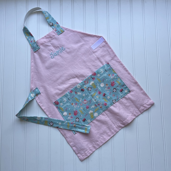 Kids Personalized Aprons - Preschool though Big Kid sizes