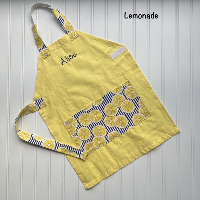 Kids Personalized Aprons - Preschool though Big Kid sizes