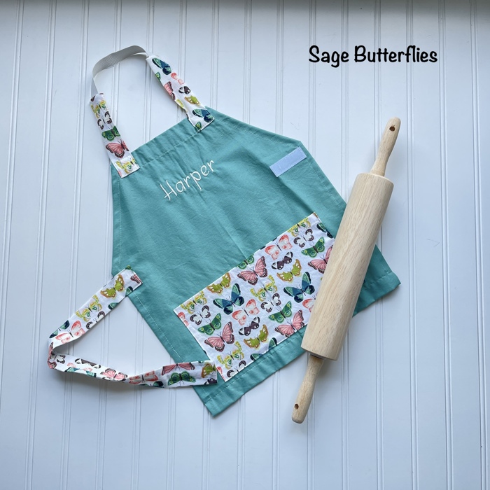 Kids Personalized Aprons - Preschool though Big Kid sizes