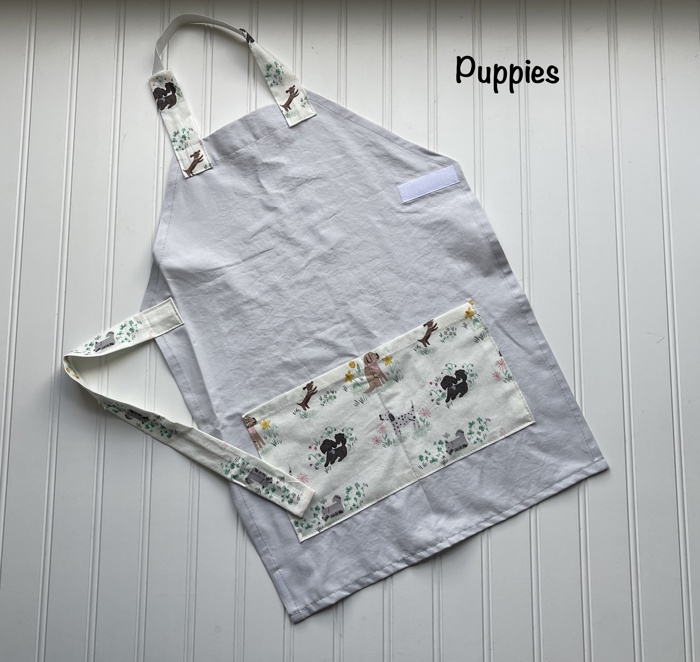 Kids Personalized Aprons - Preschool though Big Kid sizes