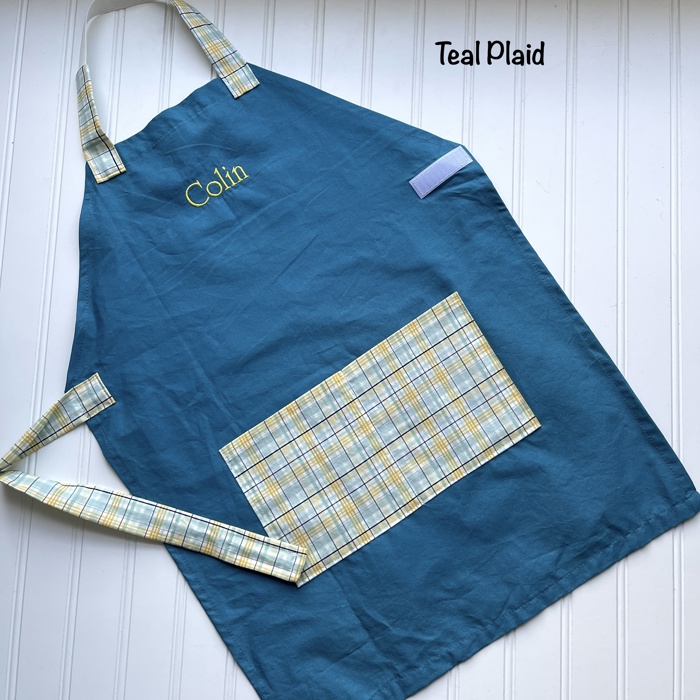 Kids Personalized Aprons - Preschool though Big Kid sizes