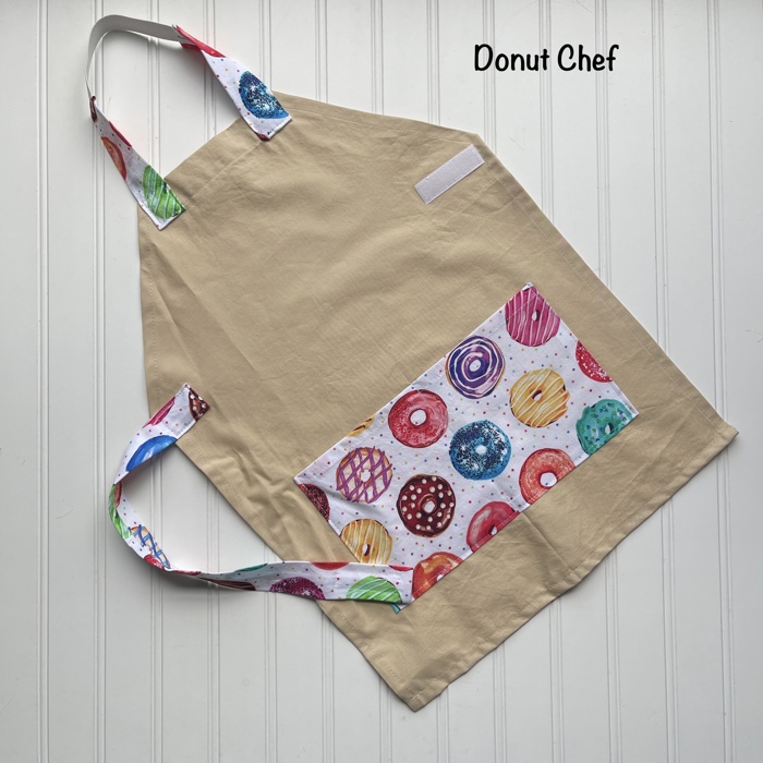 Kids Personalized Aprons - Preschool though Big Kid sizes
