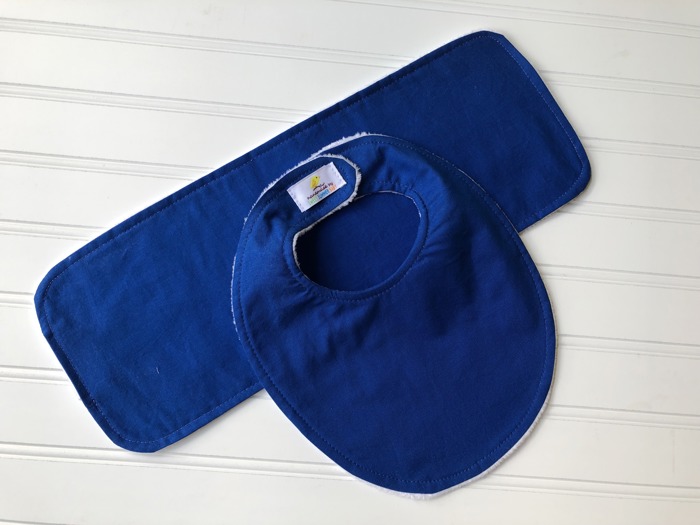 Personalized Boutique Bib & Burp Cloth Set