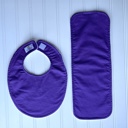 Light Purple Personalized Boutique Bib & Burp Cloth Set