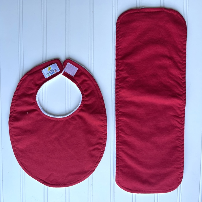 Personalized Boutique Bib & Burp Cloth Set