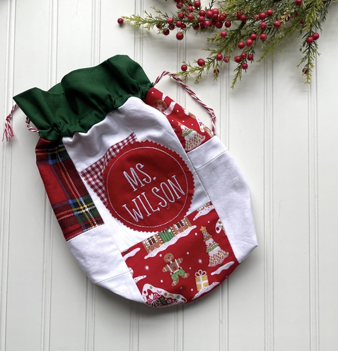 Personalized Christmas Gift Bag