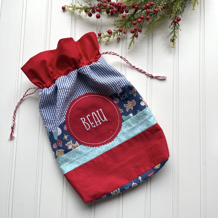 Personalized Christmas Gift Bag