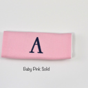 Baby Pink Monogrammed Luggage Handle Wraps - Handmade in USA