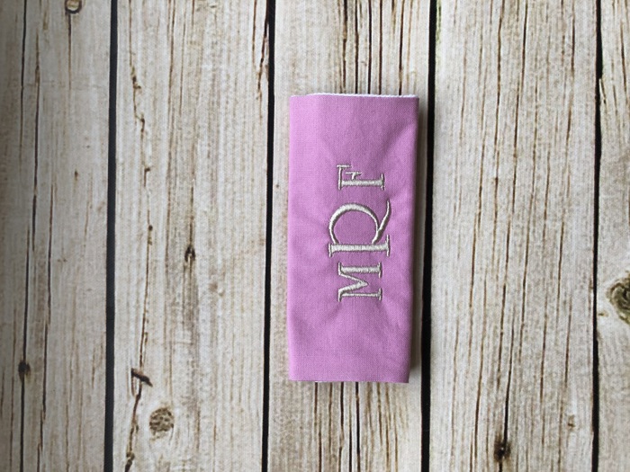 Monogrammed Luggage Handle Wraps - Handmade in USA