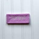 Orchid Personalized Handle Wrap - Handmade in the USA
