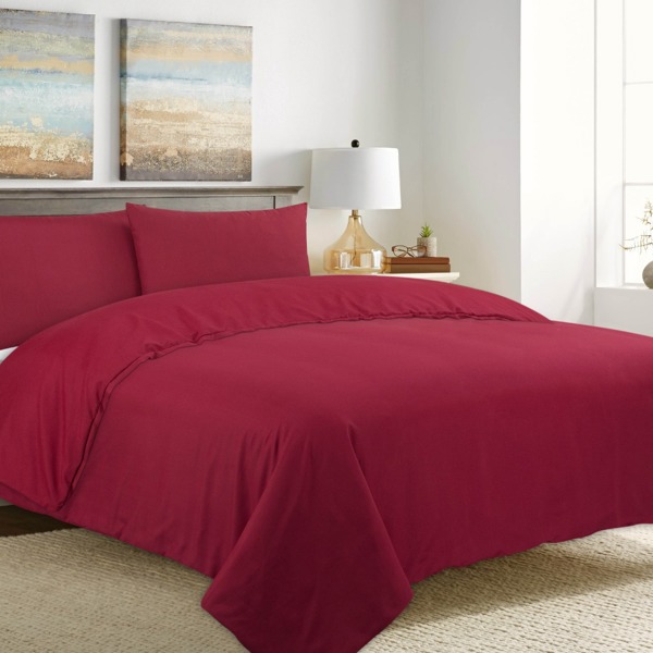 Premium Soft & Warm Duvet Cover Set + 2 Shams | 15 Colors