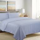 Artic Ice Blue King Premium Soft & Warm Duvet Cover Set + 2 Shams | 15 Colors