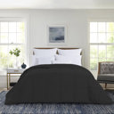 Black Queen Luxury Down Alternative Lightweight Microfiber Comforter