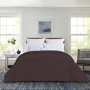 Chocolate Queen Luxury Down Alternative Lightweight Microfiber Comforter