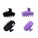 Black/Purple Set of 2 | Wet And Dry Hair Scalp Massager Soft Shampoo Brush