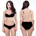 Beige One Size Fits Most 2-in-1 Posture-Corrector and Arm-Slimming Wrap (Set of 2)