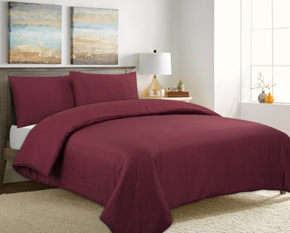 Premium Soft & Warm Duvet Cover Set + 2 Shams | 15 Colors