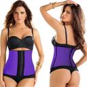 Purple Medium Women's Girdle Waist & Shapewear Corset (Set of 2)