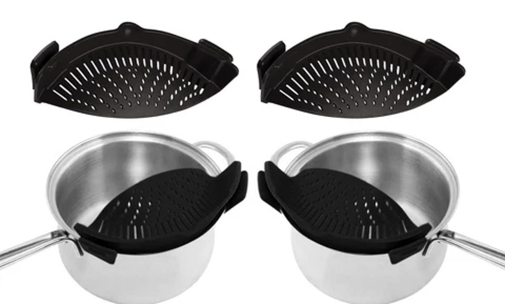 Heat Resistance Silicone Kitchen Strainer | 2 Colors