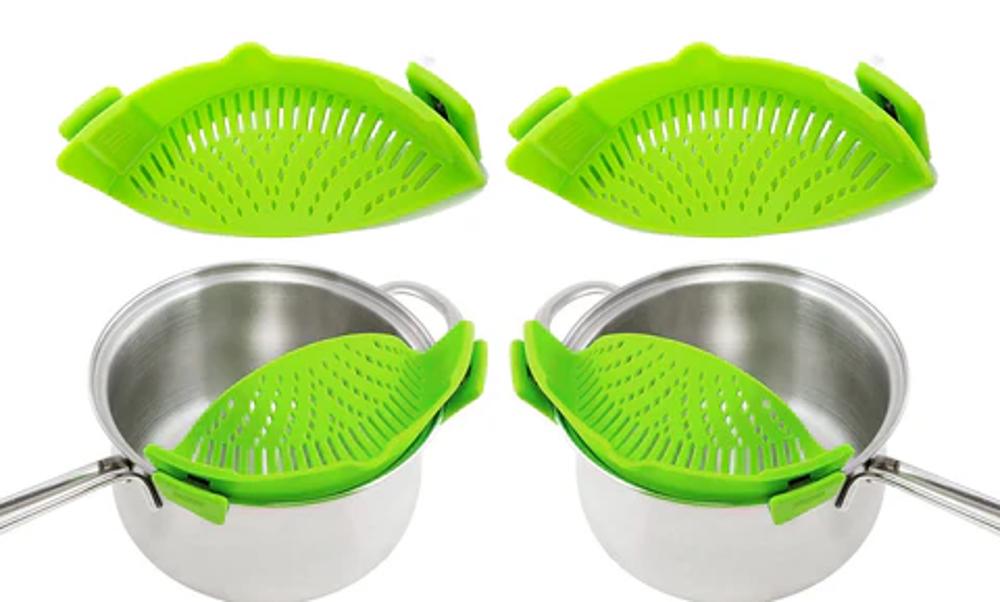 Heat Resistance Silicone Kitchen Strainer | 2 Colors