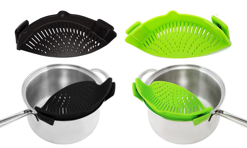 Heat Resistance Silicone Kitchen Strainer | 2 Colors