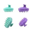 Teal/Purple Set of 2 | Wet And Dry Hair Scalp Massager Soft Shampoo Brush