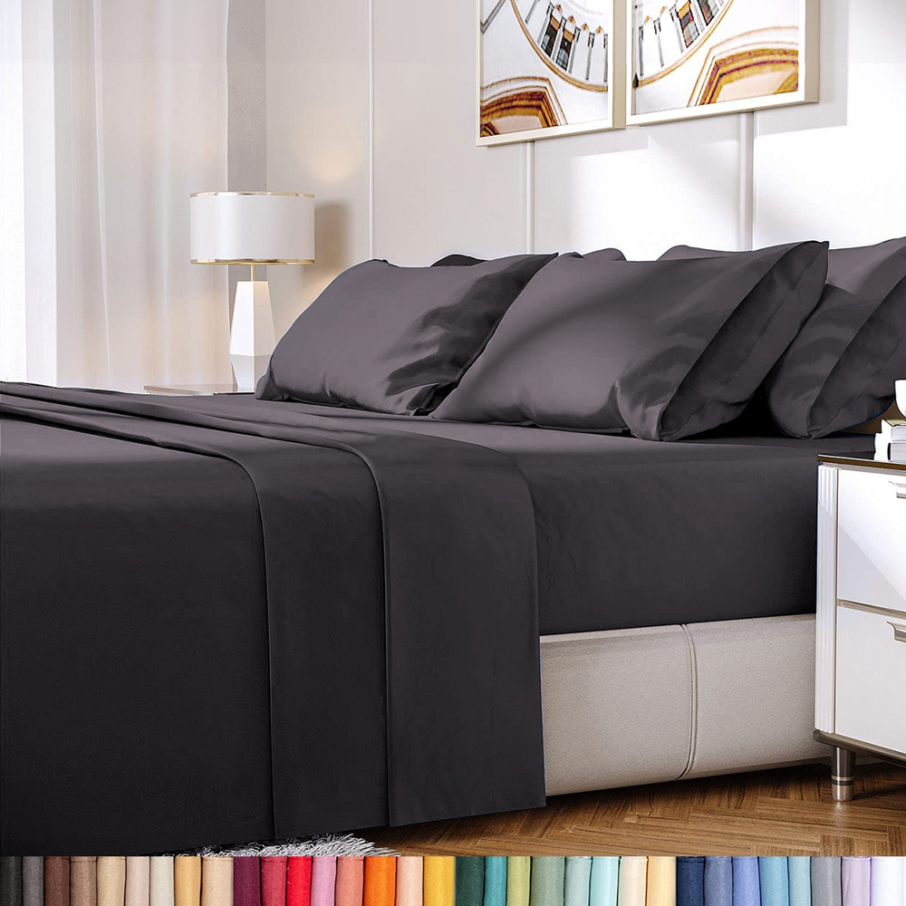 Luxury 6-Piece Rayon from Bamboo Bed Sheet Set