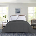 Dark Gray Queen Luxury Down Alternative Lightweight Microfiber Comforter