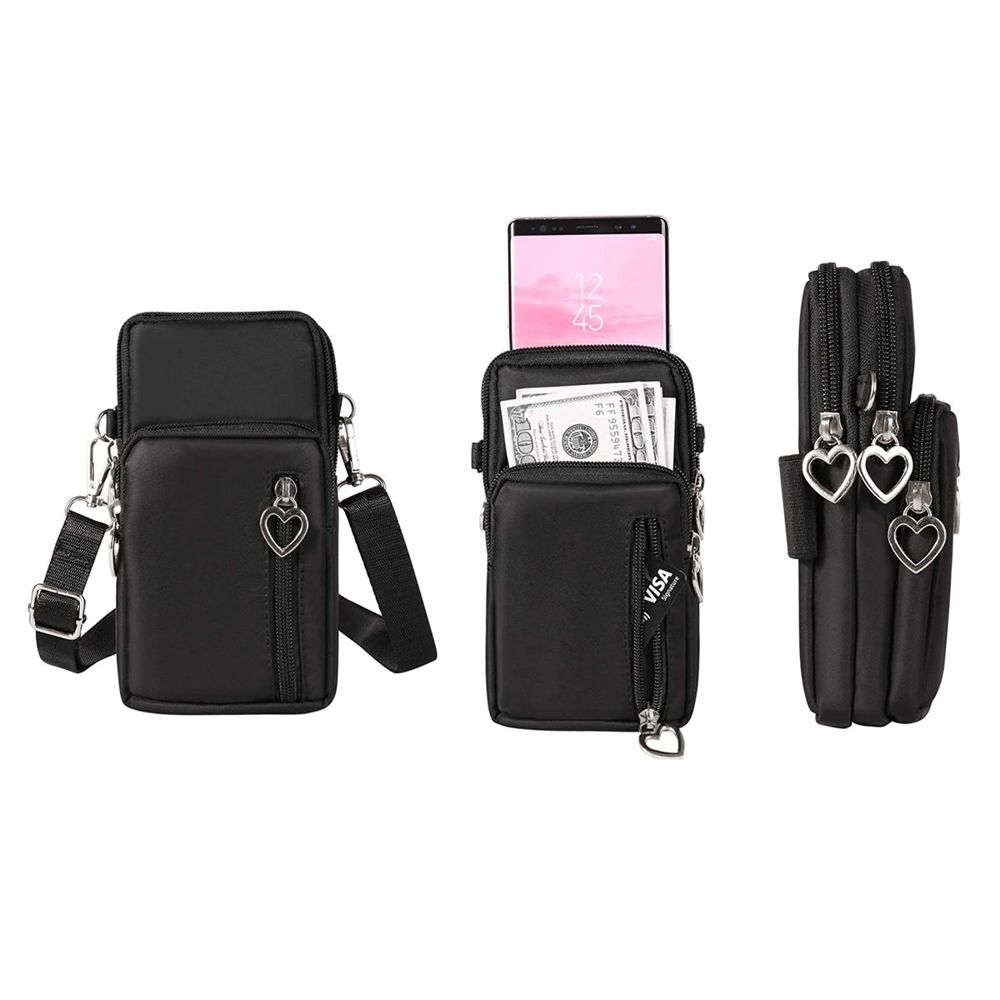 Women's Shoulder Strap Mini Cross-Body Cell Phone Wallet Pouch Bag