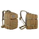 Khaki Large Military Tactical Backpack Molle Survival Bug Out Bag