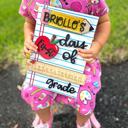  First Day of School Kids Photo Prop Personalized Sign 