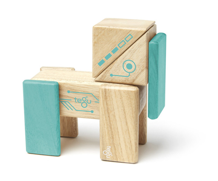 Robo Magnetic Wooden Block Set