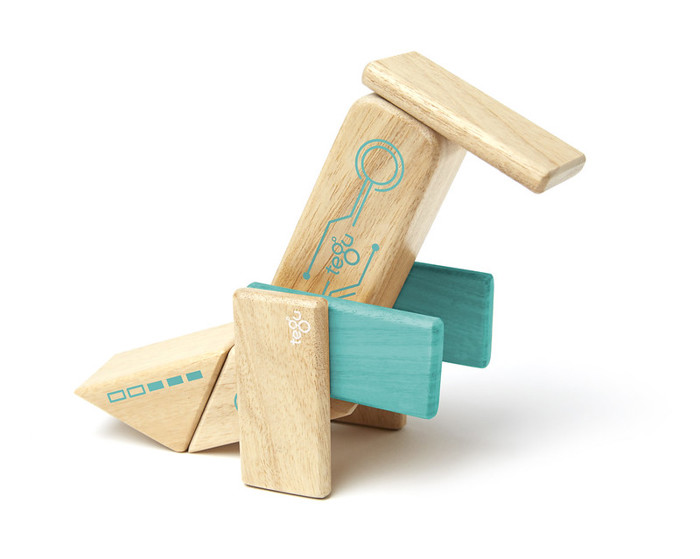 Robo Magnetic Wooden Block Set