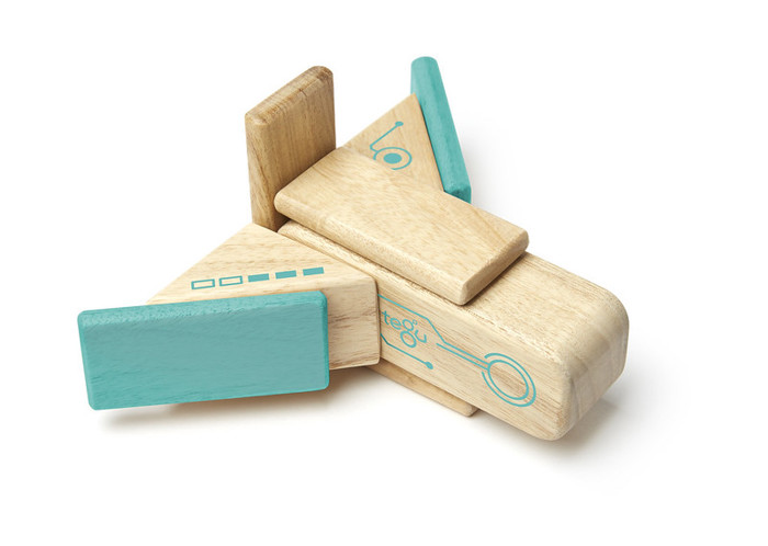 Robo Magnetic Wooden Block Set