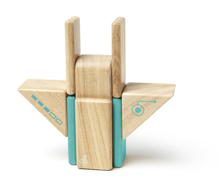 Robo Magnetic Wooden Block Set