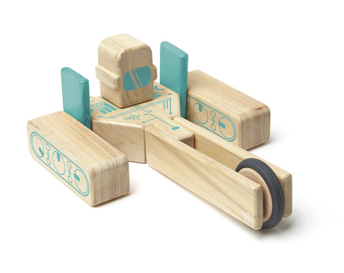 Magbot Magnetic Wooden Block Set
