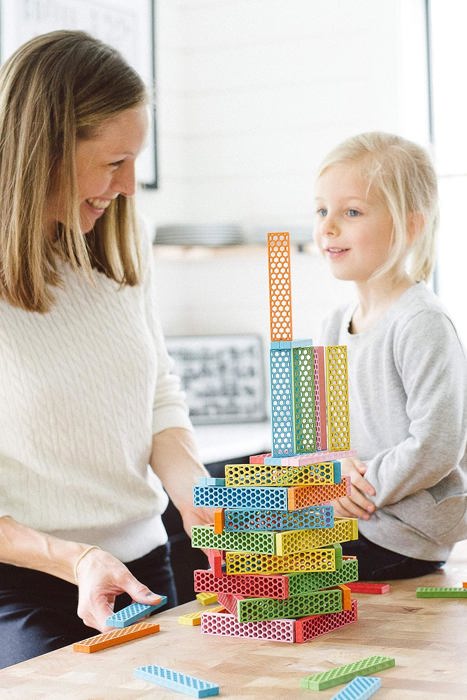 340 Piece Perfect Blocks Building Set, Multicolor