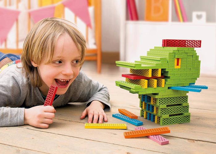 340 Piece Perfect Blocks Building Set, Multicolor