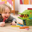  340 Piece Perfect Blocks Building Set, Multicolor