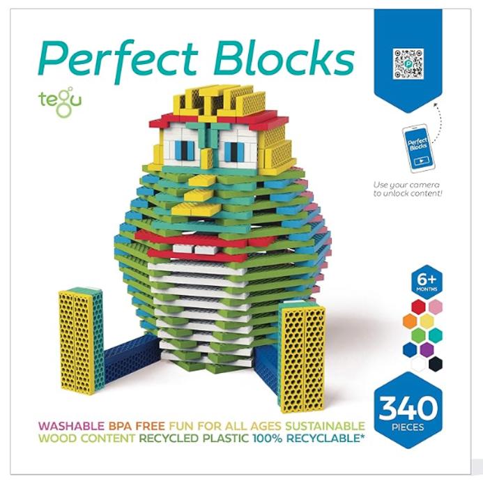 340 Piece Perfect Blocks Building Set, Multicolor