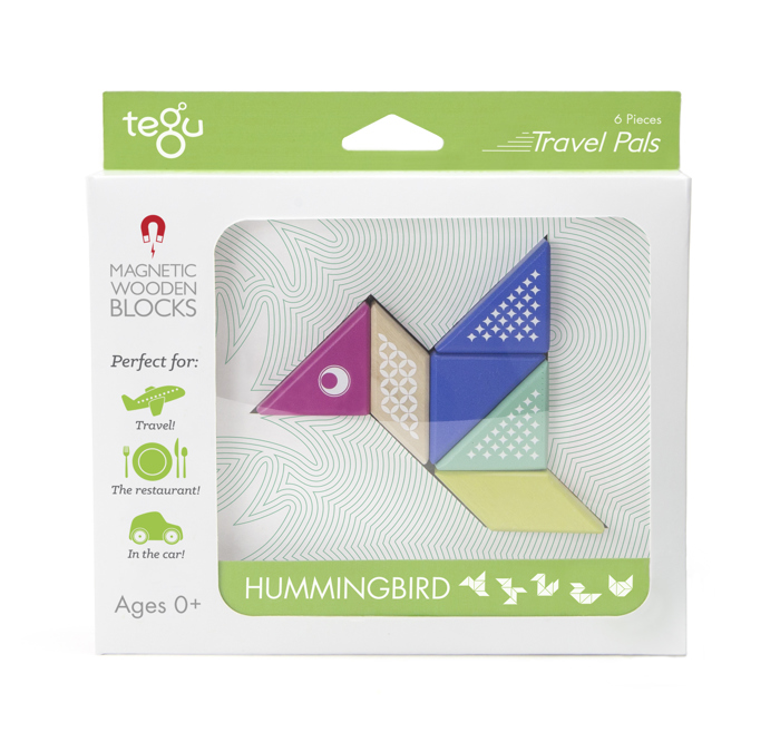 Hummingbird Magnetic Wooden Block Set