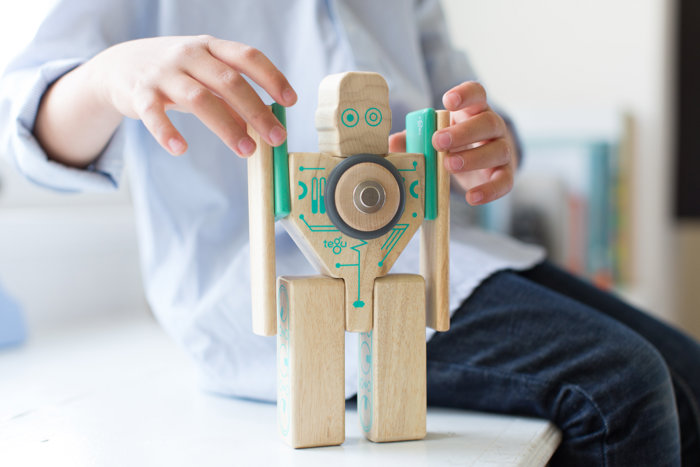 Magbot Magnetic Wooden Block Set