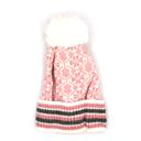  Double Layer Ribbed Knit Winter Pom Geometric Beanies - 7 colors