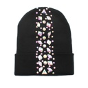 BLACK Sassy Bling Statement Beanies - FREE SHIPPING