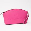     Leatherette Embossed The Makeup Bag Pouch - 4 COLORS
